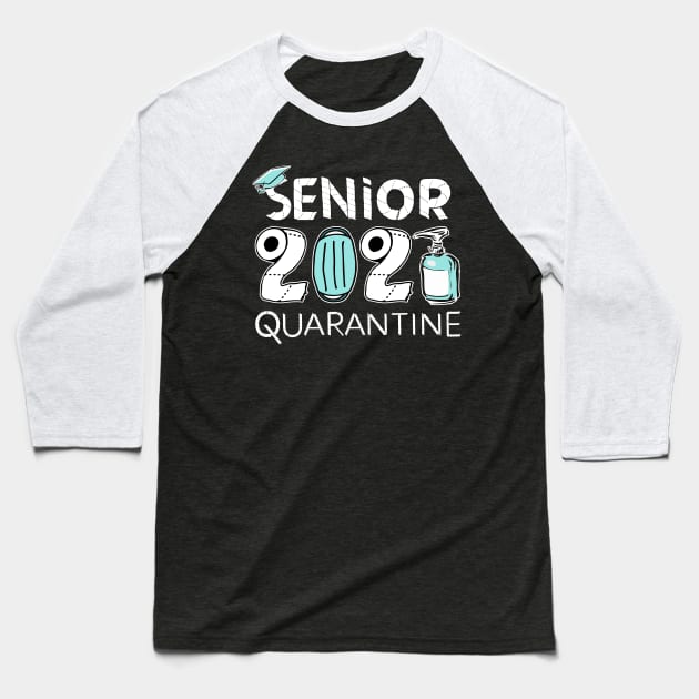 senior 2021 quarantine Baseball T-Shirt by BishBowler